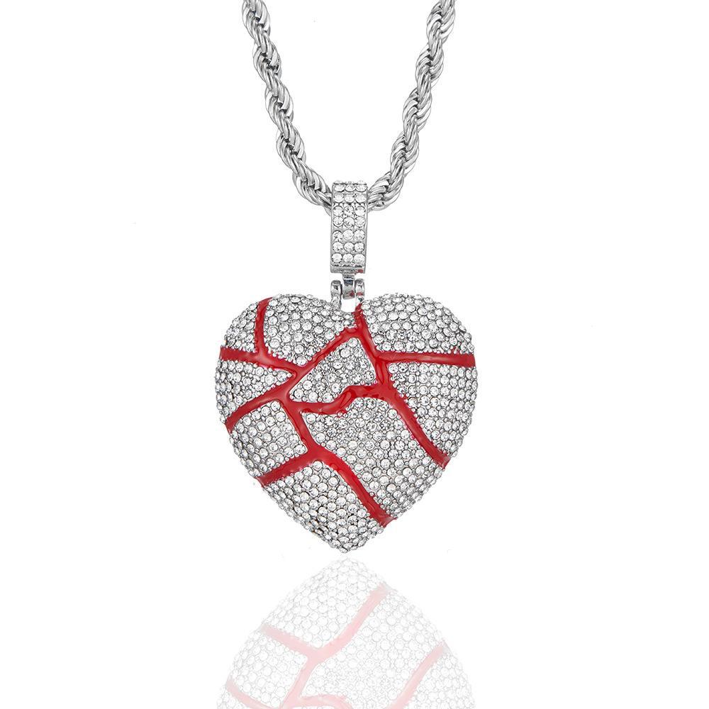Hip-Hop Full Diamond Square Pendant