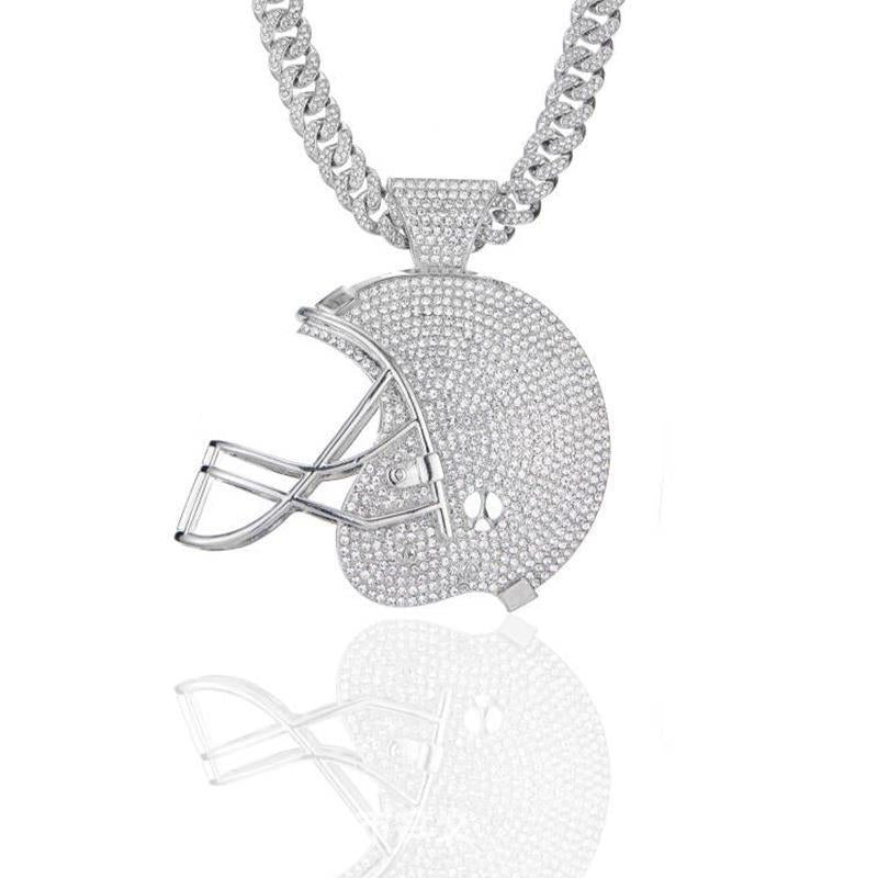 Hip-Hop Full Diamond Square Pendant