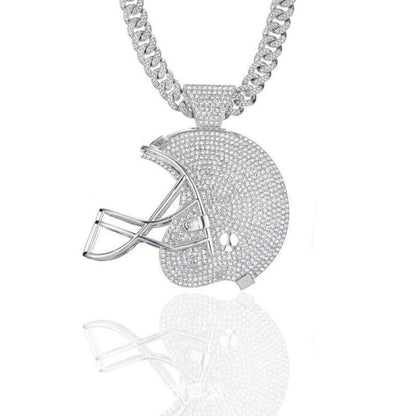 Hip-Hop Full Diamond Square Pendant