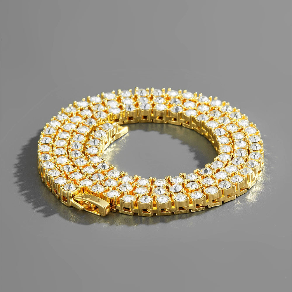 Hip-Hop Full Diamond Square Pendant